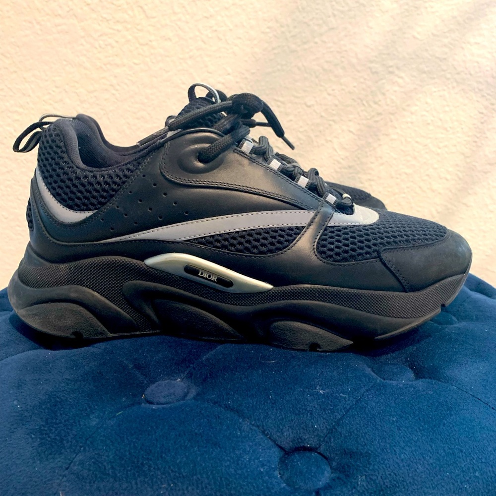 Dior B22 Sneaker Black reflective